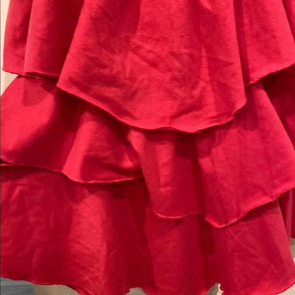Chic Hot Pink Layered Tank Top - Picture 4 of 6
